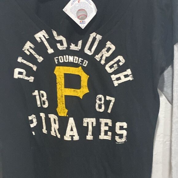 Pittsburgh Pirates 4her by Carl Banks Long Sleeve Size Large - Picture 3 of 7